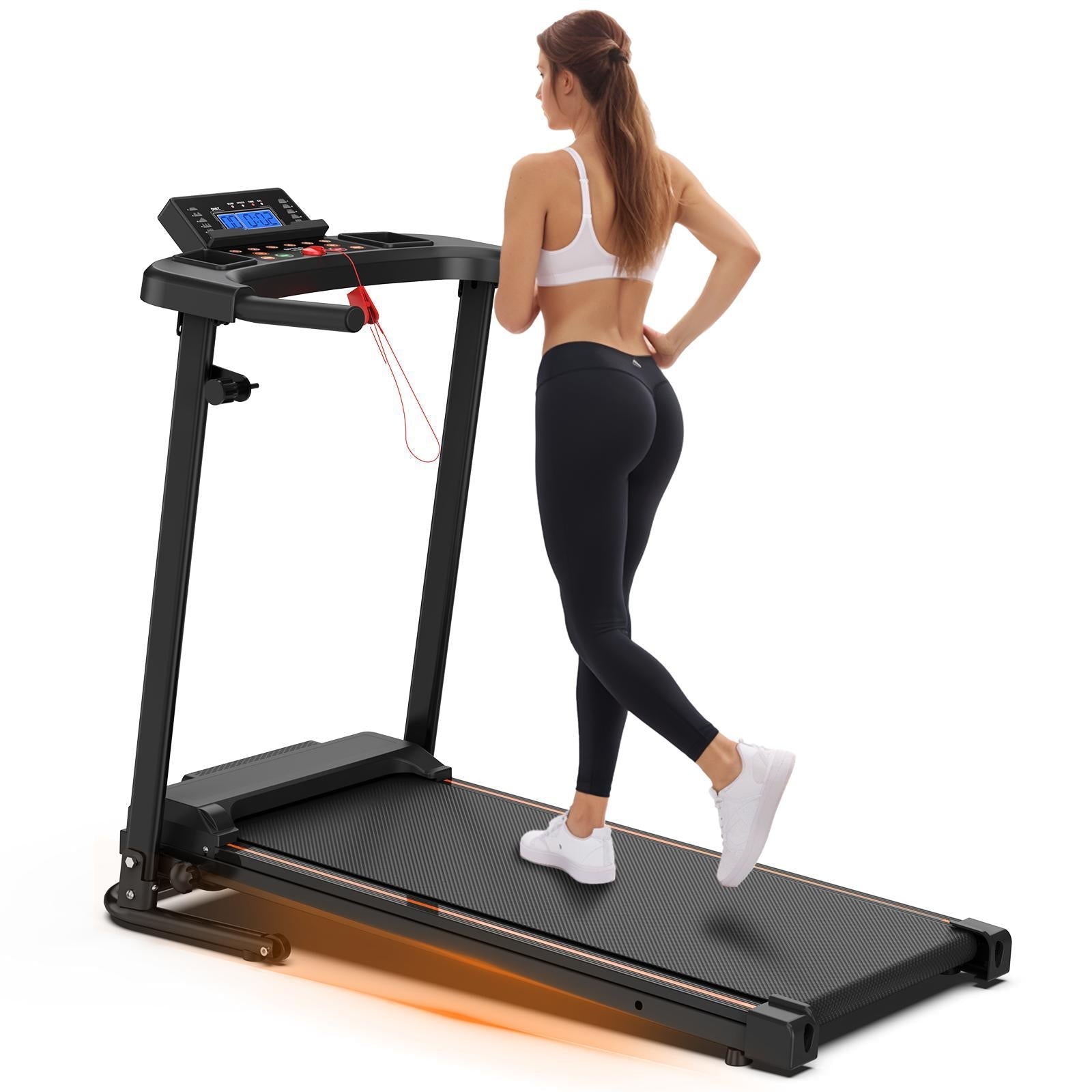 Home Use Foldable Portable 2.5HP Heavy-duty APP Controlled Fitness Walking Machine