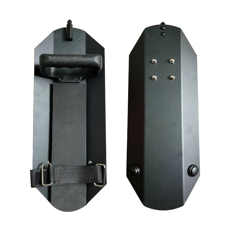 1pc High-strength Aluminum Alloy Tactical Training Arm Shield, 17.5-inch X6.5-inch Handheld Compact Protective Shield, Ergonomically Designed For Comfortable Grip, Ideal For Outdoor Hiking, Forest Exp