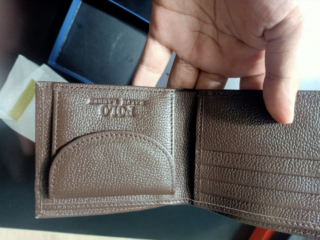 Polo Ralph Lauren 271154 Billfold Leather Wallet -