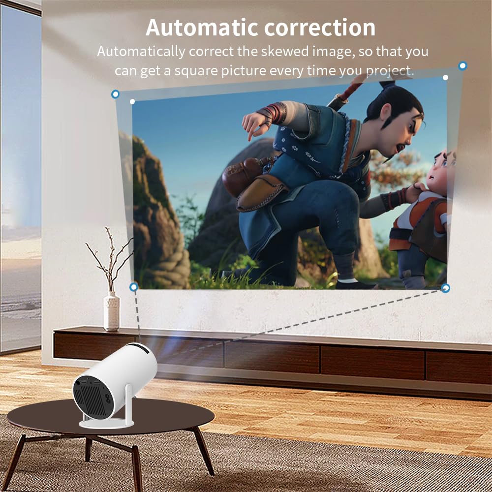 Portable Mini Projector HY300 – WiFi | Android 11.0 | Full HD 1080P Home Theater for Indoor & Outdoor