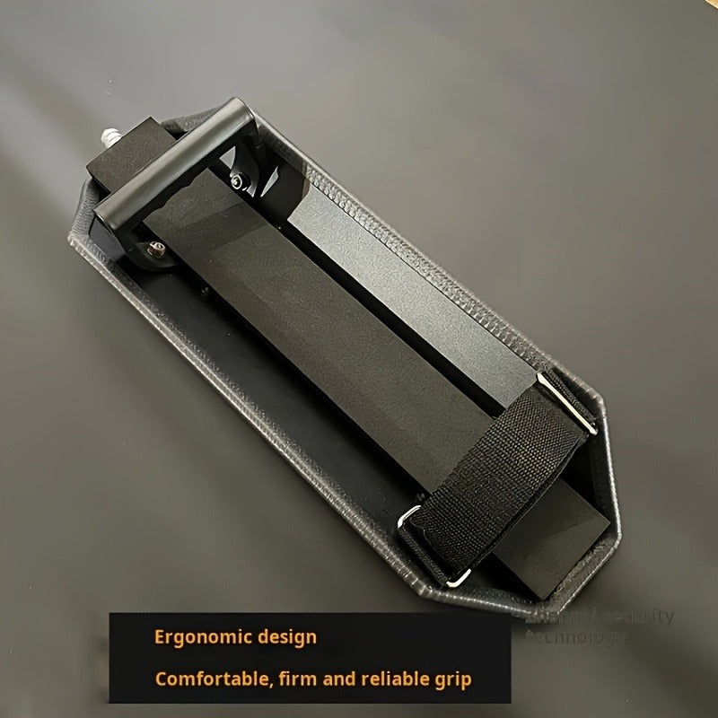 1pc High-strength Aluminum Alloy Tactical Training Arm Shield, 17.5-inch X6.5-inch Handheld Compact Protective Shield, Ergonomically Designed For Comfortable Grip, Ideal For Outdoor Hiking, Forest Exp