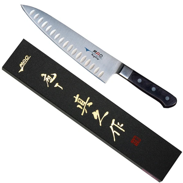MAC MTH-80 Professional Series 8″ Chef’s Knife w/ Dimples – Made in Japan