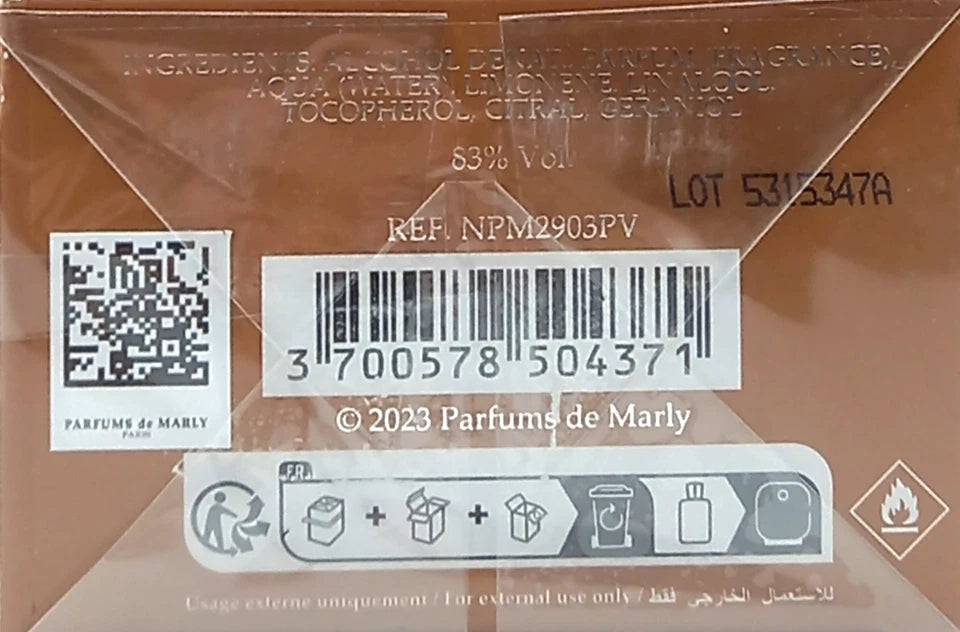 Parfums de Marly Althaïr Eau de Parfum Spray for Men – 2.5 oz / 75 ml | Brand New