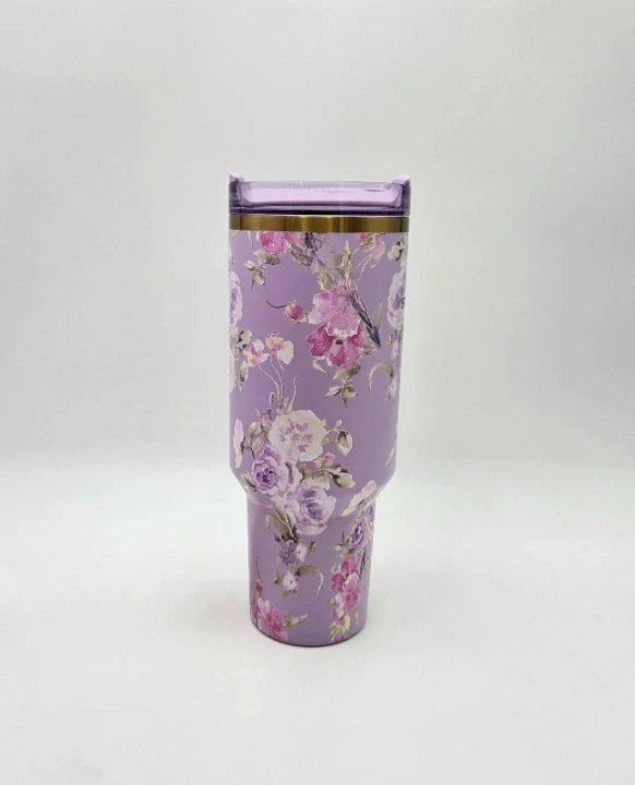 Stanley X Love Shack Fancy Cup - Happy Thoughts Quencher Rosa Beaux Purple 40 oz